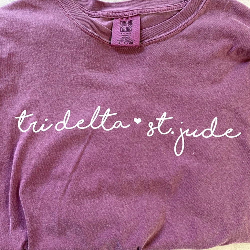 Tri Delta Comfort Colors long sleeve